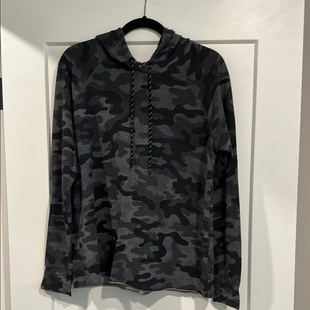 Sundry Black and Gray Sweatshirt Camouflage Style